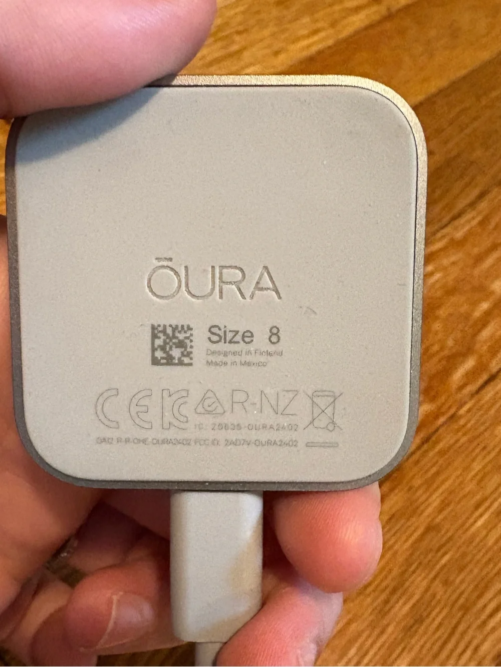 Oura ring charging